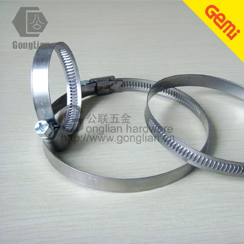 德国吉美喉箍 gemi Clamp 100-120 蜗轮蜗杆卡箍 抱箍 不锈钢