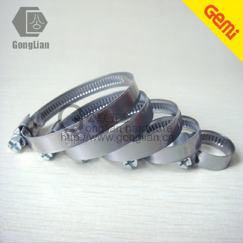 德国吉美喉箍 gemi Clamp 70-90 蜗轮蜗杆卡箍 抱箍