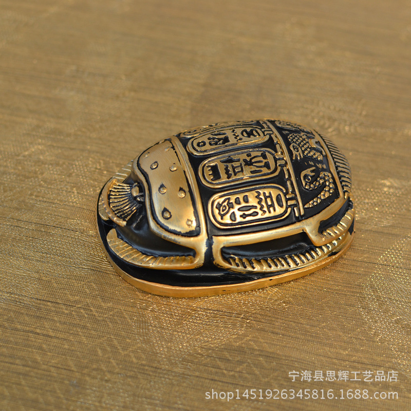創意旅行古代エジプト聖甲虫置物樹脂工芸品装飾個性守護オフィスお土産