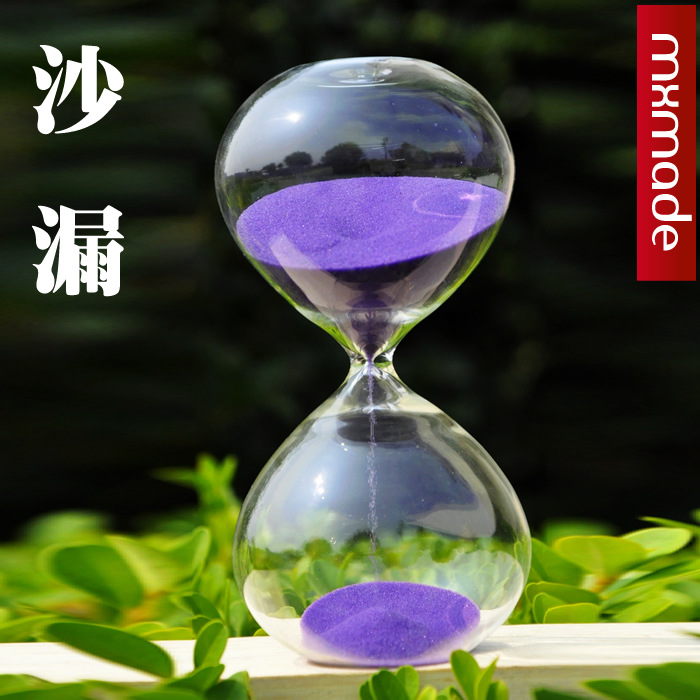 Temporizador de reloj de arena de vidrio 3 10 30 Temporizador de reloj de arena de vidrio Accesorios creativos para el hogar Decoración de escritorio image 5