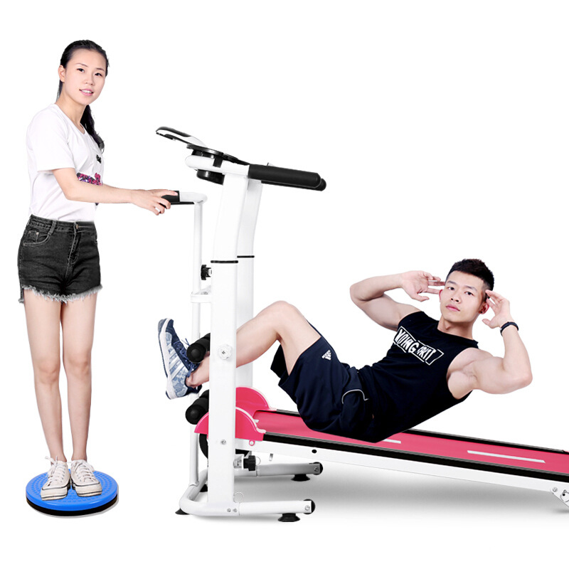 Fábrica al por mayor caminadora hogar mini plegable mecánico multifuncional sin motor pequeña caminadora