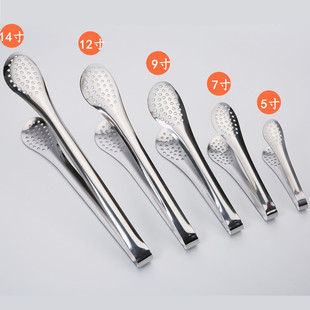 A generation of stainless steel barbecue clip food clip rock sugar clip kitchen 9 inch food clip barbecue tools