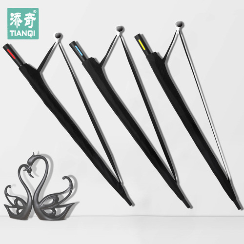 Full fiber business 30-inch golf umbrella wind-resistant frame large long-handled umbrella real estate hotel umbrella sunshade straight umbrella