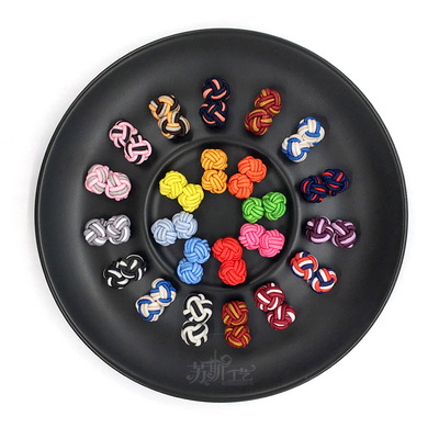 wholesale manual Button lady Cufflinks clothing Elastic band Elastic button dyeing frog