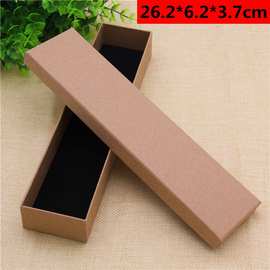 厂家货源可印logo天地盖牛皮纸盒长方形丝巾礼品包装盒批发