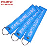 Color aerospace gift weaving keychain lock buckle remove before Flight commemorative key chain