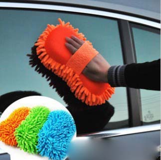 Esponja de coche de terciopelo de chenilla de gama alta guantes de lavado de coches de insectos de coral suministros de lavado de coches de terciopelo de coral anti-arañazos image 3