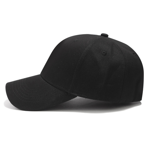 Wholesale 100% Cotton Cap for Men and Women Solid Color Duckbill Hat Korean Style Hat Embroidered Logo Plain Sun Hat
