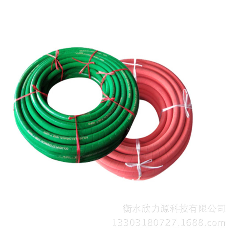 高质量氧气乙炔管 耐温低压胶管  空压泵用编织空气管 蒸汽管 3/4