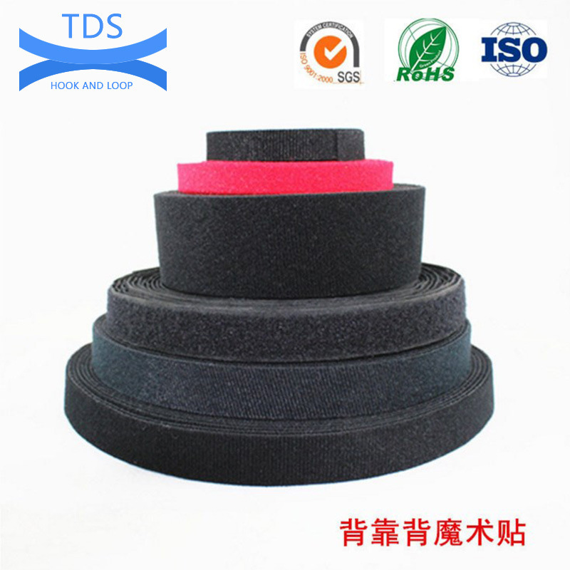 Shenzhen factory direct back-to-back Velcro nylon shot hook Velcro nylon fleece sports strap