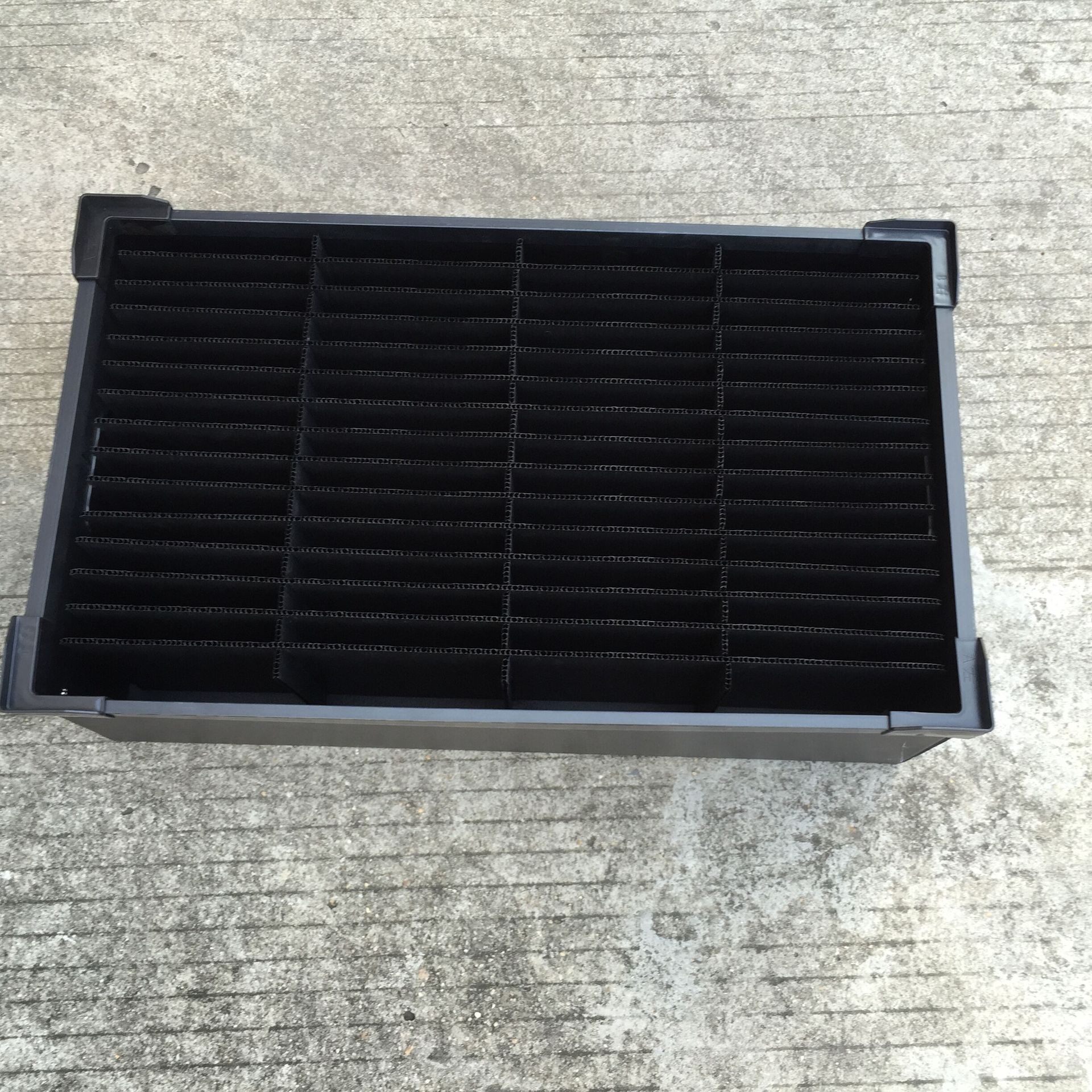 防静电PP万通板加刀卡式骨架箱 可按客户要求做