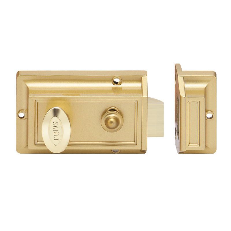 Wholesale bedroom wooden door lock indoor anti-theft door lock zinc alloy marble door lock 564 mechanical exterior cow head lock