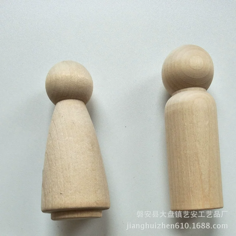Маленький деревянный человек деревянная игрушка производитель деревянных ремесел подарок деревянный человек детское рисование граффити игрушка