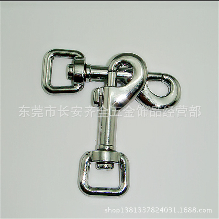 厂家直供箱包金属配件 箱包锁扣 手袋狗扣 锌合金钩扣 不锈钢狗扣