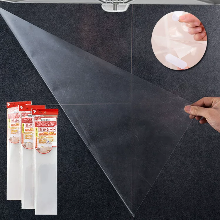 1425 Transparent oil -proof sticker Increasing Kitchen Glass Tile Discover Poster Patch Waterproof Waterproof Cabinet Patch