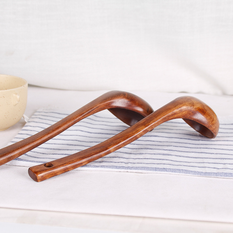 Cuchara de madera sartén antiadherente cuchara de madera especial cuchara de madera antiquemaduras mango largo cuchara de madera maciza olla caliente cuchara comercial logotipo grabado