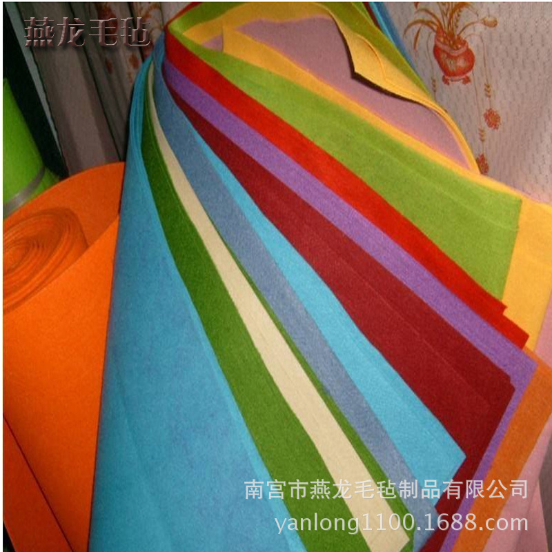 Manufacturers supply colored felt cloth customized handmade chemical…