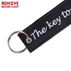 Amazon Periodical Key Buckle Love The Key to My Heart Key Chain Mind Key Embroidery Key