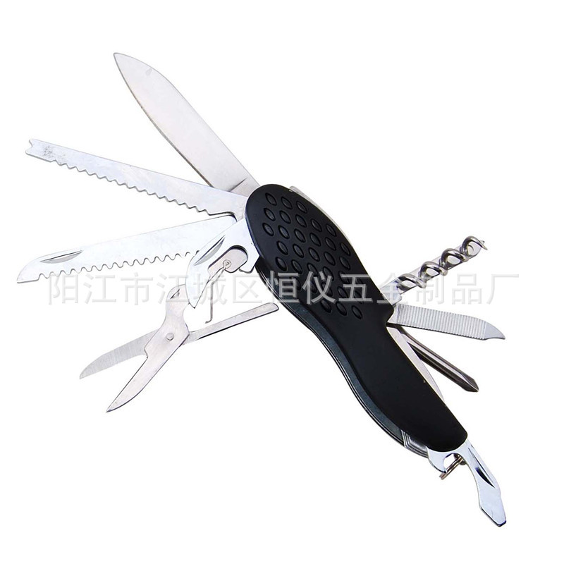 厂家直销花生壳小刀 蜂窝礼品小刀 折叠电泳7开小刀