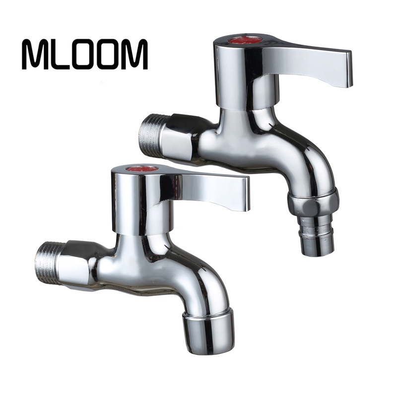 Quick-Open Faucet for Washing Machine, All-Copper Faucet with Copper Core, Quick-Open Mesh Nozzle, Water Outlet Valve, Wall-Mounted Faucet