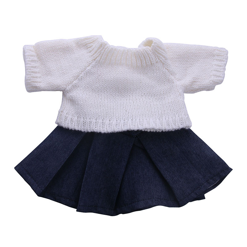 Nuevo Conjunto de Falda Vaquera de Verano e Invierno para Muñeca Americana de 43 cm, Accesorios para Muñecas de 18 Pulgadas, Estilo Europeo y Americano