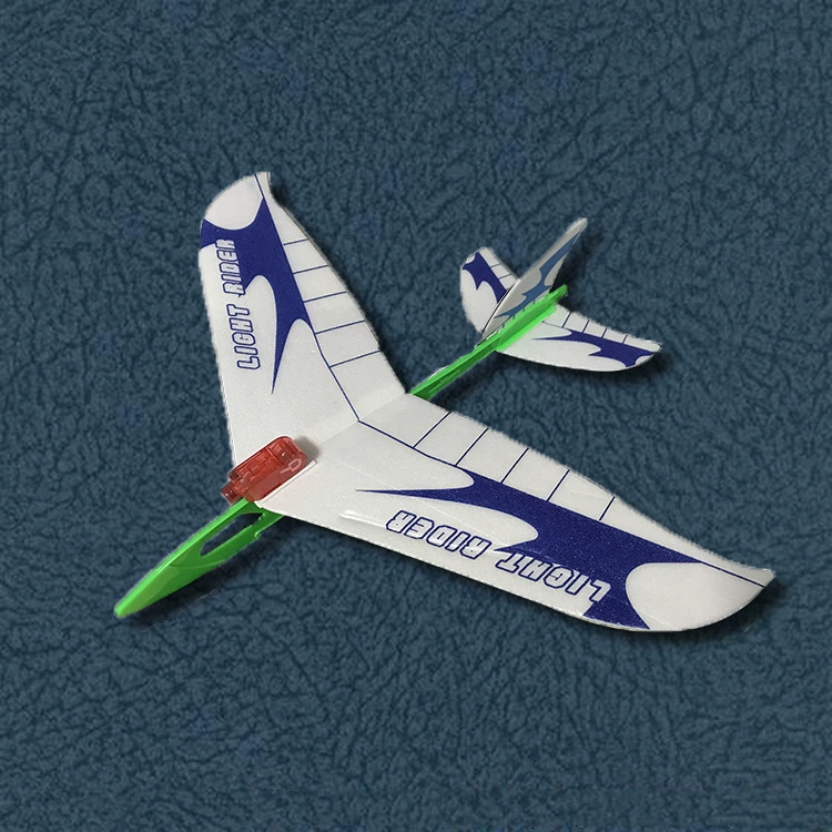 Flashing big glider, constructor, popular science equipment, handmade
