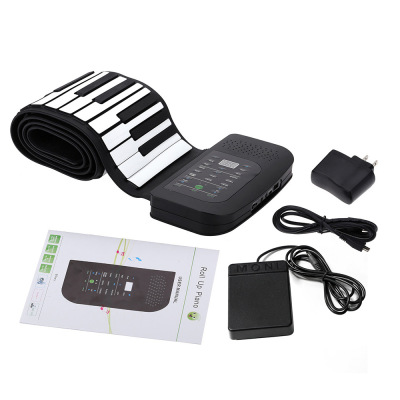Yi noo factory 88 Hand-rolled piano keys children Electronic piano Portable keyboard silica gel Piano On behalf of