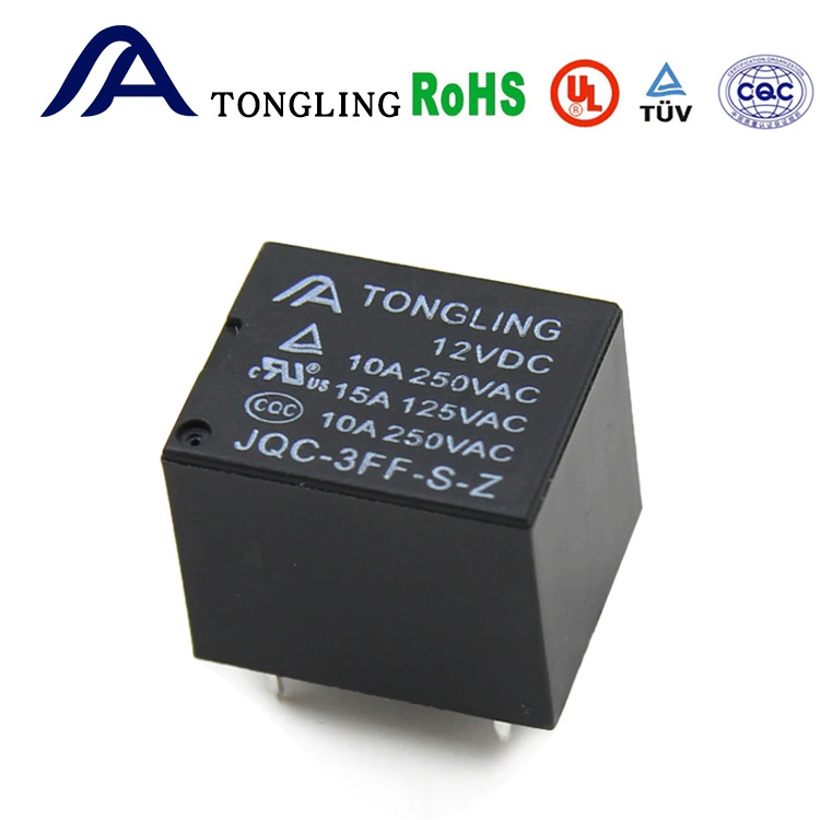 Пятифутовый реле 5V/6V/9V/12V/24V дома T73 малое электромагнитное реле jqc-3FF