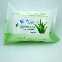 Оптовая поставка гигиеничной влажной косынки Jonathan Aloe vera влажное полотенце 30 таблеток и разовое распределение