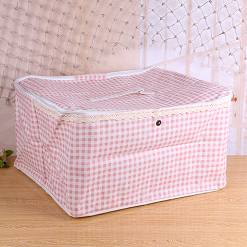 Bolsa de almacenamiento de algodón y lino simple hogar gran caja de almacenamiento de algodón y lino libro de ropa bolsa de organización bolsa de almacenamiento al por mayor