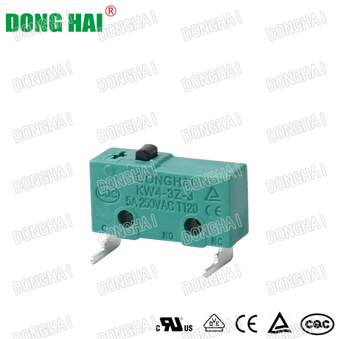 东海DONGHAI 小型微动开关KW4-3Z-3B342023L，证书齐全