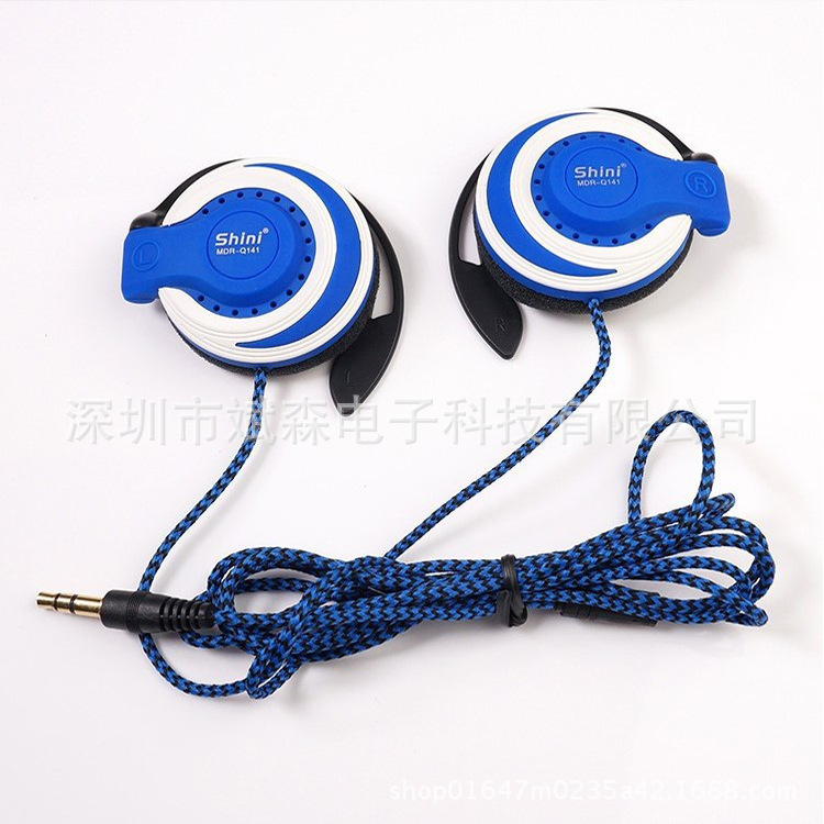 Venta al por mayor auricular montado en el oído deportes corriendo Universal Bass Mp3MP4 teléfono móvil ordenador teléfono música tapones para los oídos