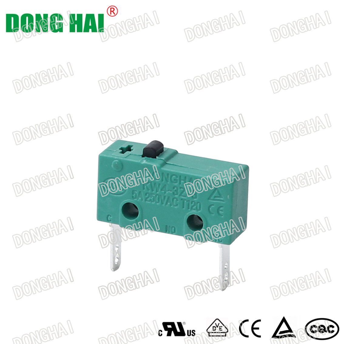 东海DONGHAI 小型微动开关系列KW4-3Z-3B312023L,证书齐全