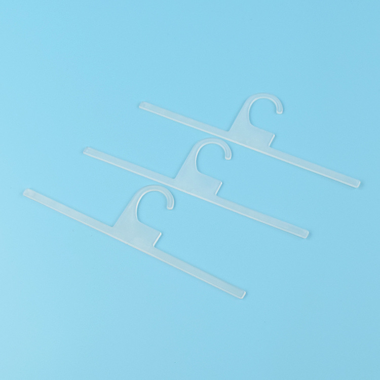 2字型塑料挂钩 pp塑料袋子挂钩 透明塑料吊钩 21.6*6.3cm