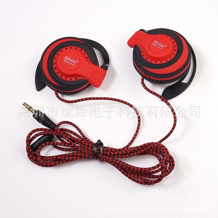 Venta al por mayor auricular montado en el oído deportes corriendo Universal Bass Mp3MP4 teléfono móvil ordenador teléfono música tapones para los oídos