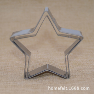 New Wholesale star stainless steel Christmas Baking Biscuit mold bread mold cake mold DIY biscuit printing mold