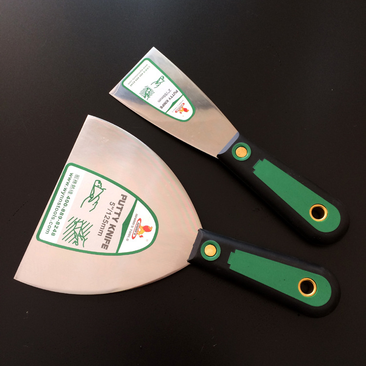 威力狮1寸4寸至5寸碳钢油灰刀 刮油漆刀 铁板刮刀油漆抹刀W3002A