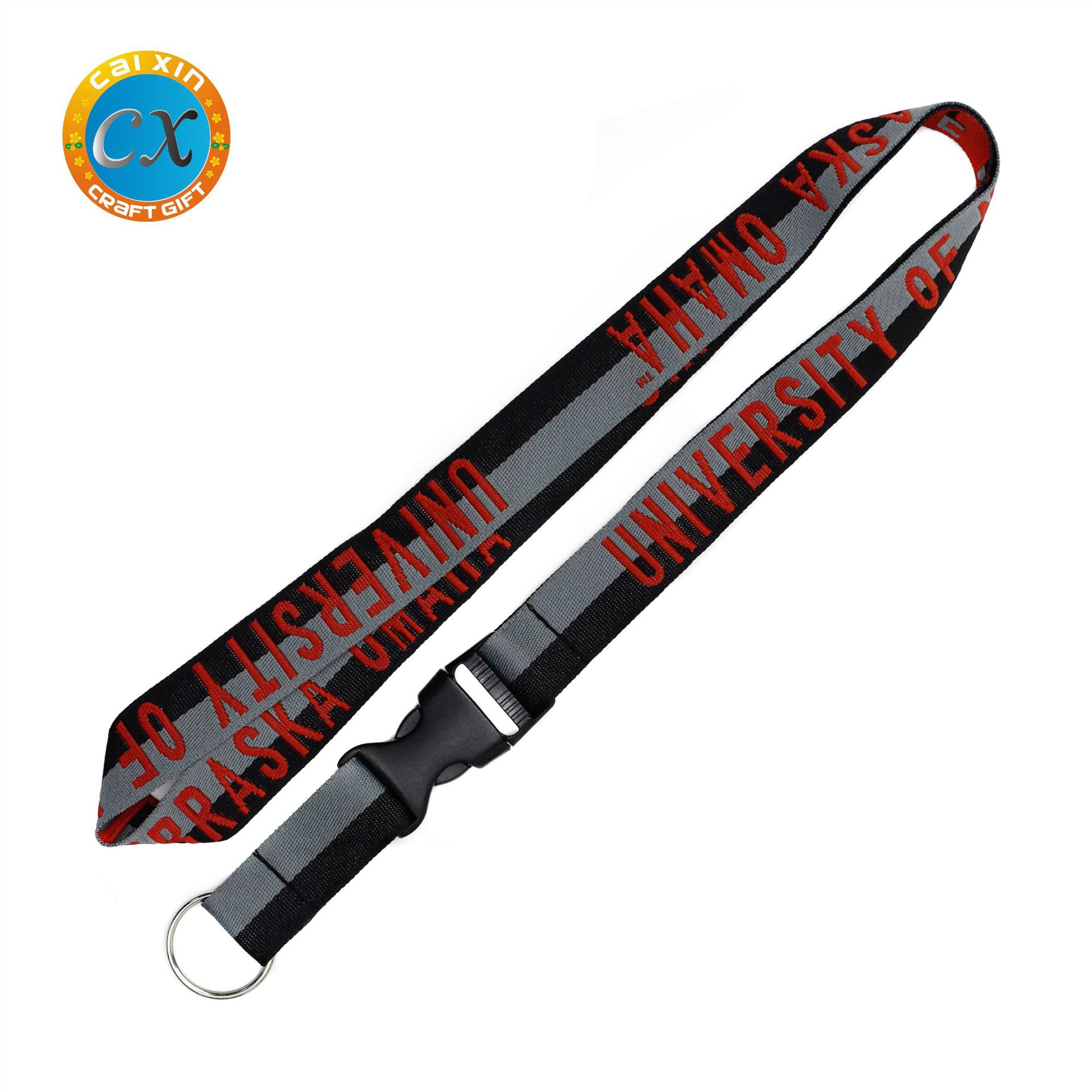 现货现发 提花编织带挂带 涤纶热转印带 尼龙丝印挂绳