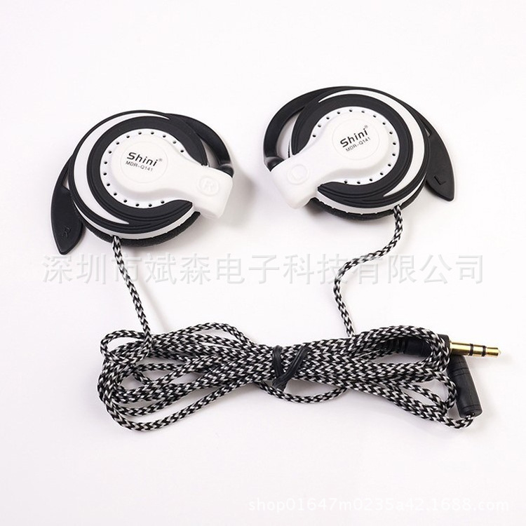 Venta al por mayor auricular montado en el oído deportes corriendo Universal Bass Mp3MP4 teléfono móvil ordenador teléfono música tapones para los oídos