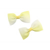 Children's rainbow hair accessory, hairgrip with bow handmade, Amazon, European style, gradient, suitable for import