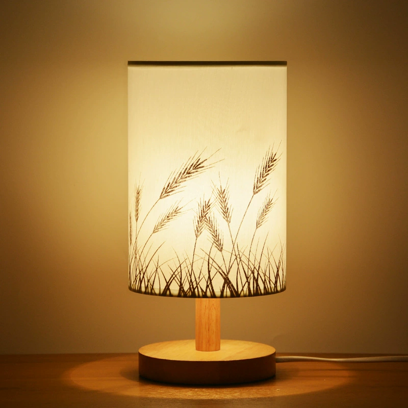 Table Lamp (Gubat) — Handmade Embossed Dried Flower Shade, USB/Plug, Warm Light