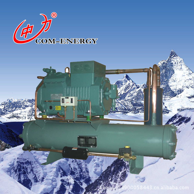 供应中力牌ZL系列比泽尔水冷冷凝器机组半封闭式制冷压缩机机械