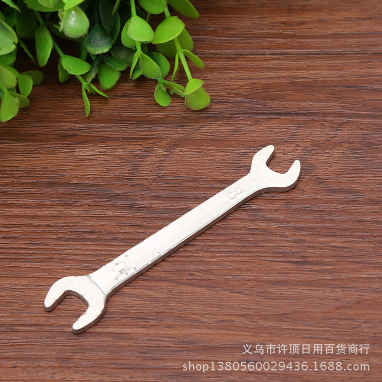 全抛光双头呆扳手双头开口扳手汽修工具8-10呆扳手开口扳手12-14