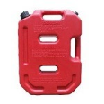 [Sandboard oil barrel 10L] factory direct anti-static plastic gasoline barrel car motorcycle spare fuel tank (Kempinq və səyahət) - red