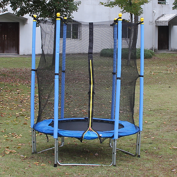 55-inch deportes al aire libre de los niños creativo salto cama red protección primavera trampolín de una sola pieza de entrega image 4