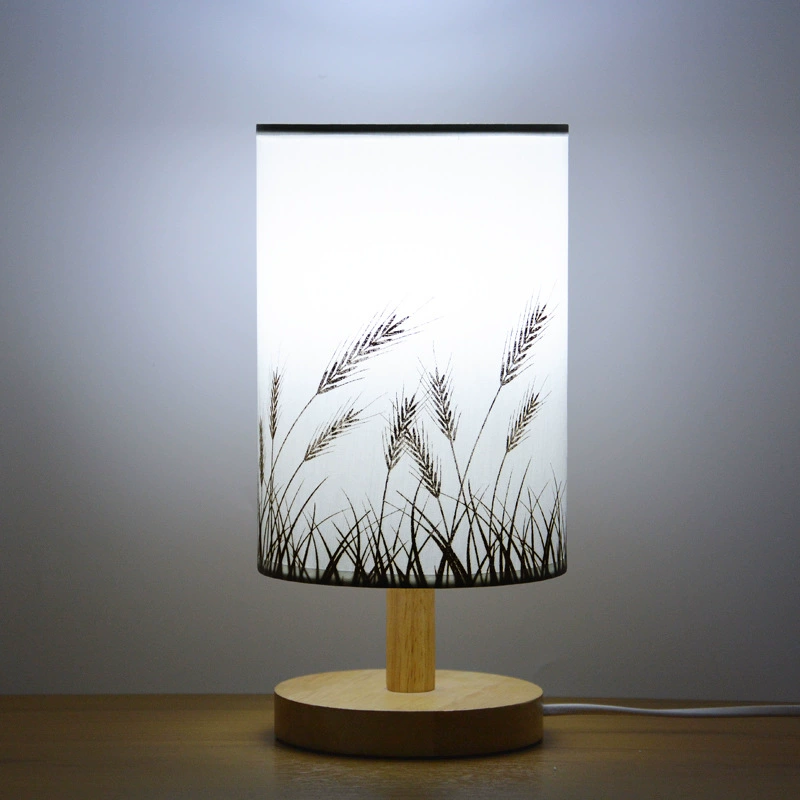 Table Lamp (Gubat) — Handmade Embossed Dried Flower Shade, USB/Plug, Warm Light