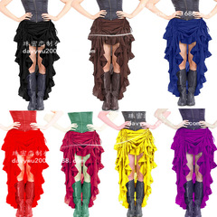 Photographed New Women's Modern Dance Hip-Hop Street Dance Performance Skirt Halloween Ethnic Dance Stage Performance Skirt Pirate Skirt
