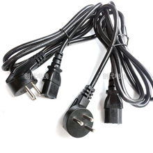 0.75/1.5平方以色列规电源线 SII以色列插头品字尾三孔电源连接线