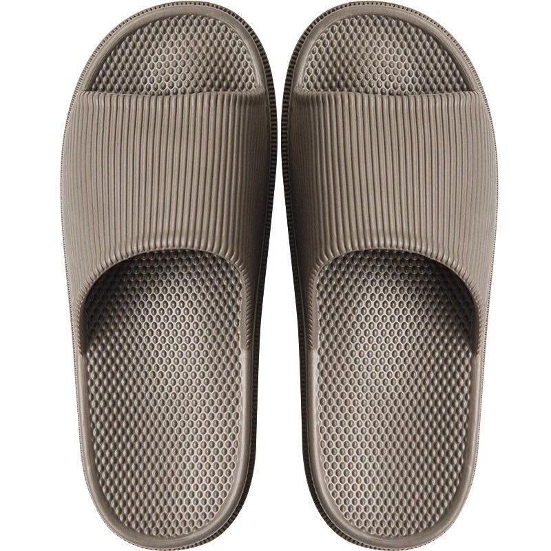 Hombres y mujeres pareja masaje de pies baño casa zapatillas interior inferior suave inferior grueso EVA zapatillas hombres