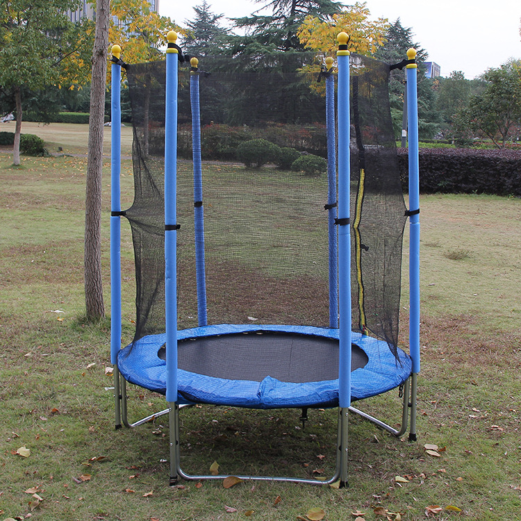 55-inch deportes al aire libre de los niños creativo salto cama red protección primavera trampolín de una sola pieza de entrega image 5